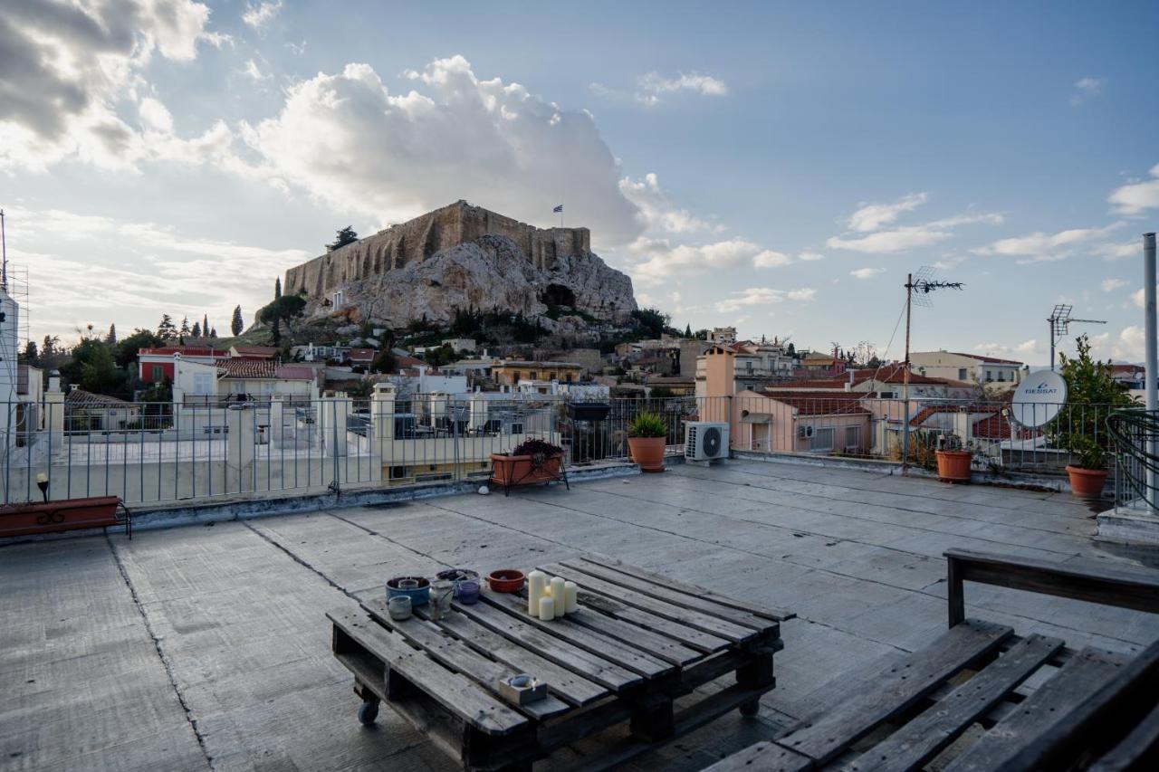 Plaka With Acropolis Rooftop View Access 雅典 外观 照片
